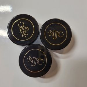 Nikkia Joy Cosmetics loose shadows in Snowflake, Cosmic, Jaded